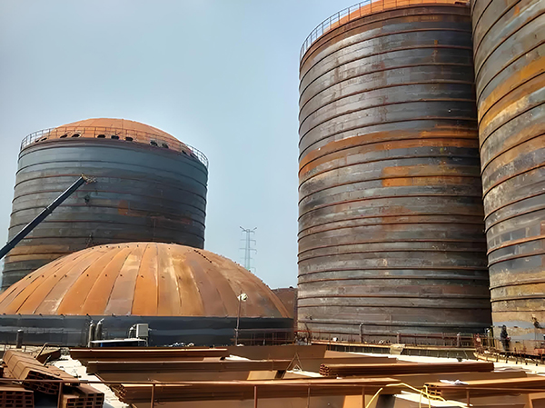 潞城焦粉钢板仓